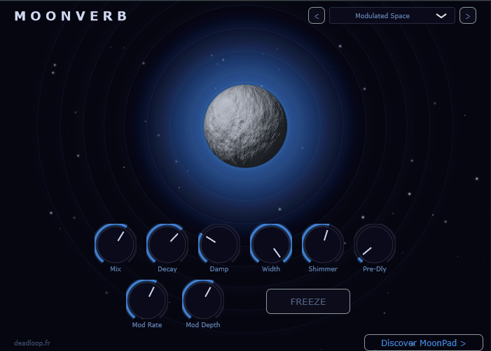 MoonVerb — Shimmer Reverb Plugin